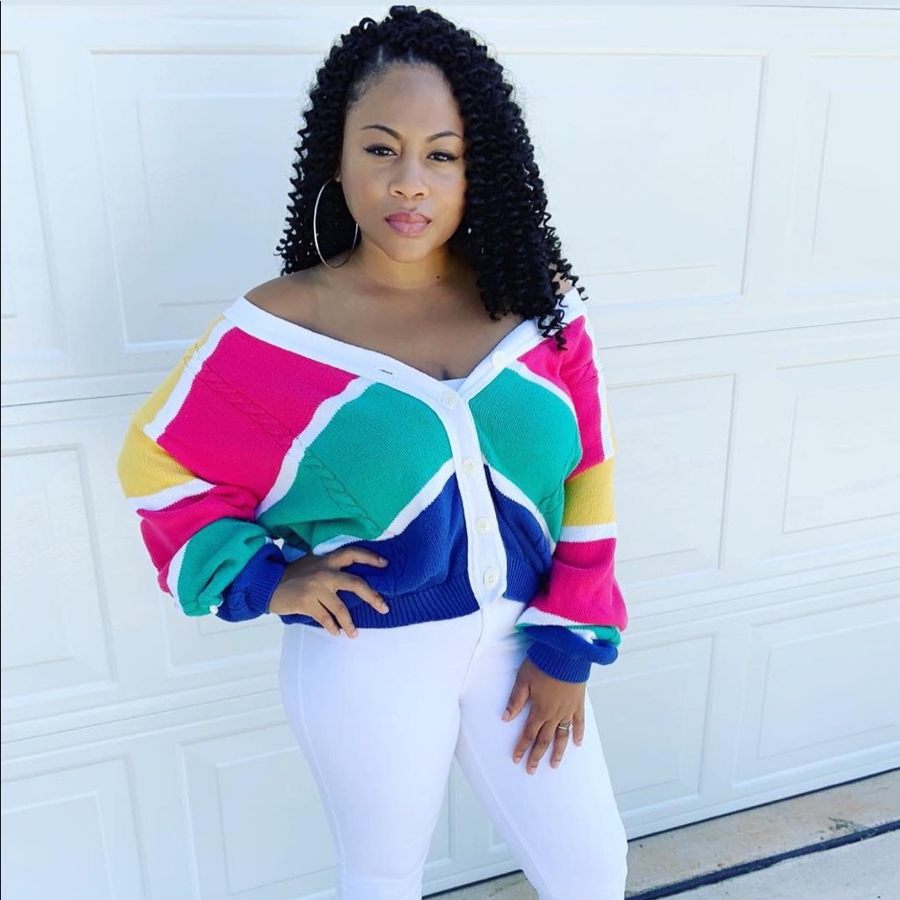 Vintage Rainbow Cardigan